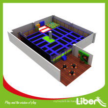 2015 Top-Selling Commercial Sports Indoor Trampolin mit Foam Pit für Kinder